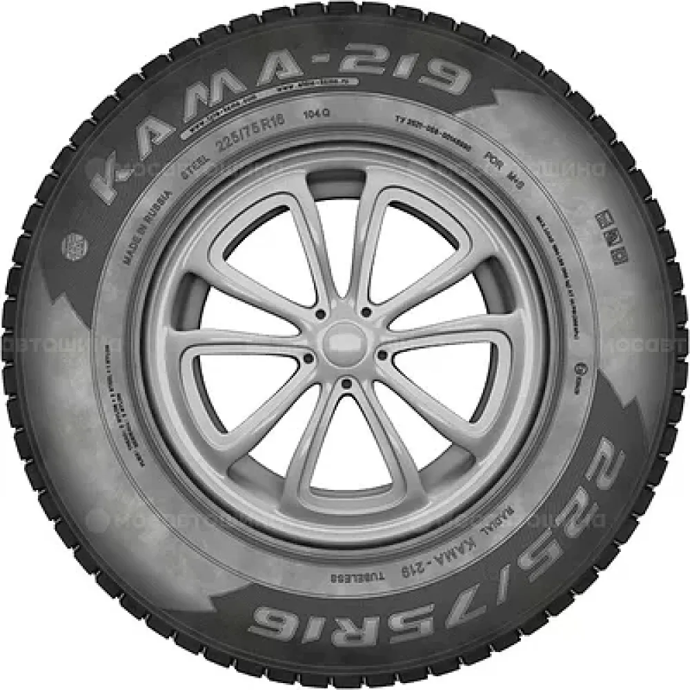 Кама 219 225/75 R16C 104Q